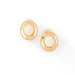 Boucles d'oreilles Boucles d'oreille en or jaune et opales d'Australie. 58 Facettes