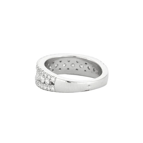 Bague 50 Bague or blanc et diamants 58 Facettes BO/240020
