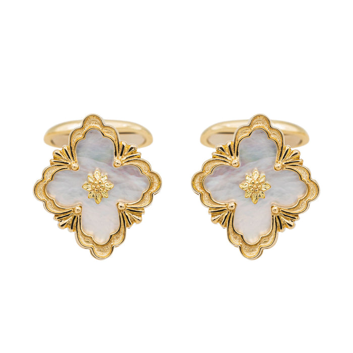 Buccellati Cufflinks Yellow gold Mother-of-pearl