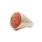 Bague Chevalière corail 58 Facettes REF2223