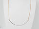 Collier Collier arc en or bicolore 58 Facettes F4646
