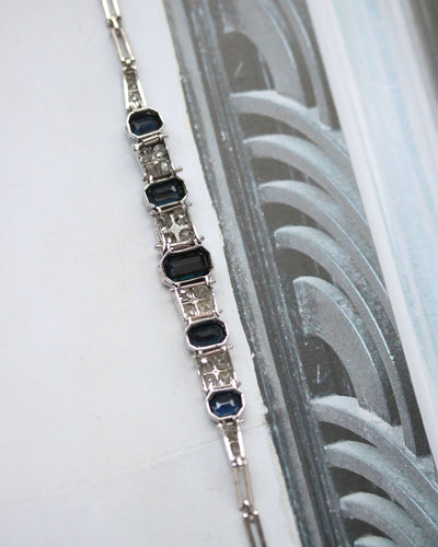 Bracelet Bracelet Art Déco Saphirs et Diamants 58 Facettes A11370