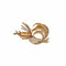 Broche Broche gerbe de plumes 58 Facettes REF24069-232