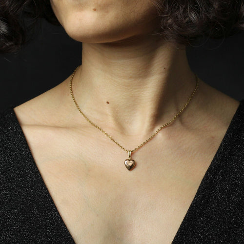 Pendentif Pendentif coeur en or rose 58 Facettes CVP181