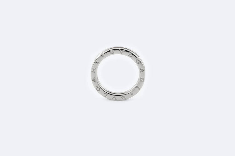 Bague 19 / Oro Bianco Anello Bulgari B.Zero 1 con diamanti 58 Facettes ANL136