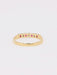 Bague 54 Alliance vintage or jaune diamants rubis 58 Facettes J610