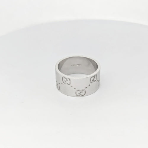 古驰 - 戒指 Icon 白金