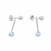 Boucles d'oreilles Boucles d'oreilles Pendantes Or blanc Aigue Marine 58 Facettes 3145033CN