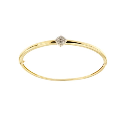 Bracelet Bracelet rigide avec diamants 58 Facettes 36554