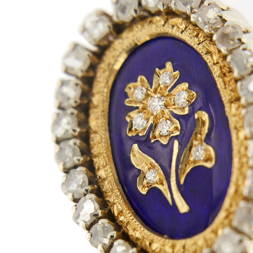 Bague 55 Bague émaillée  diamants 58 Facettes 35605