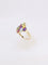Bague 54 Bague géométrique or jaune améthyste topaze péridot citrine grenat 58 Facettes 1073.6