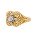 Bague 56 Bague Fleur Or jaune Diamant 58 Facettes 3241053CN