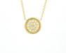 Collier Collana in oro giallo con diamanti Ct 0,57 58 Facettes