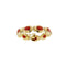 Bracelet Bracelet en or jaune avec corail rouge 58 Facettes 39982