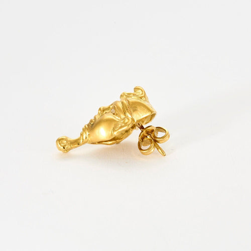 Boucles d'oreilles BOUCLES D'OREILLES OR JAUNE MOTIF EGYPTIEN 58 Facettes M8868