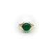 Bague Vintage Marina B 18K Gold Chalcedony Orb Ring 58 Facettes