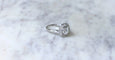 Bague Bague Cible Art Deco Diamants sur Or et Platine 58 Facettes