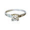 Bague 58 bague en platine avec diamants 58 Facettes A2325