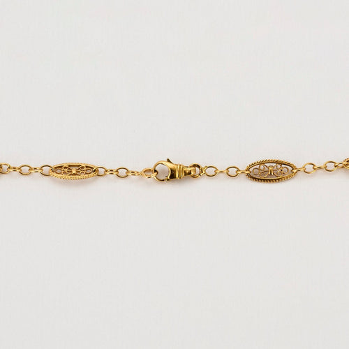 Collier Collier draperie or jaune 58 Facettes PER15085