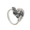 Bague Bague contraire avec diamants et saphirs 58 Facettes 35139
