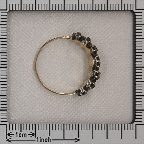 Bague 58 Bague en or jaune et diamant 58 Facettes 24161-0031