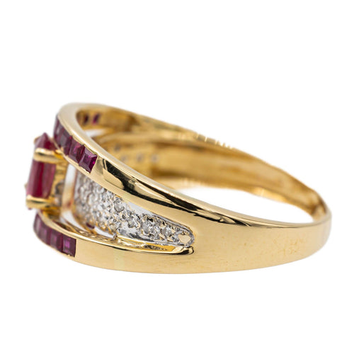 Bague 54 Bague Or jaune Rubis 58 Facettes 2711713CN