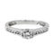 Bague 50 Bague Solitaire Or blanc Diamant 58 Facettes 2897793CN