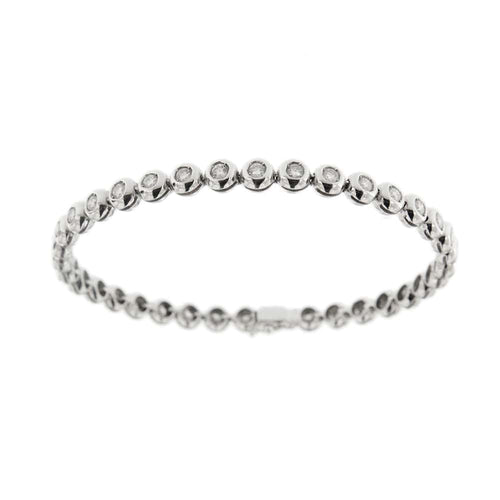 Bracelet Bracelet tennis Or blanc Diamants 58 Facettes 8868
