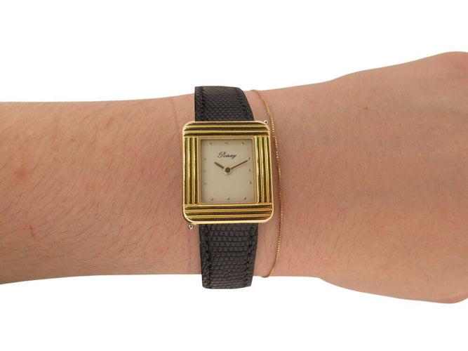 Montre montre POIRAY ma premiere 22 mm or et acier + 7 bracelets quartz 58 Facettes 268601