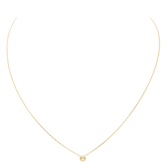 Collier Collier Or jaune Diamant 58 Facettes 579076RV