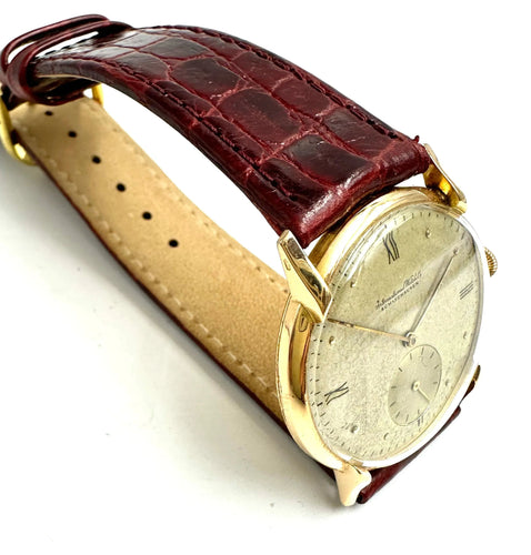 Montre IWC Schaffausen - montre à boîtier en or, années 1930 58 Facettes