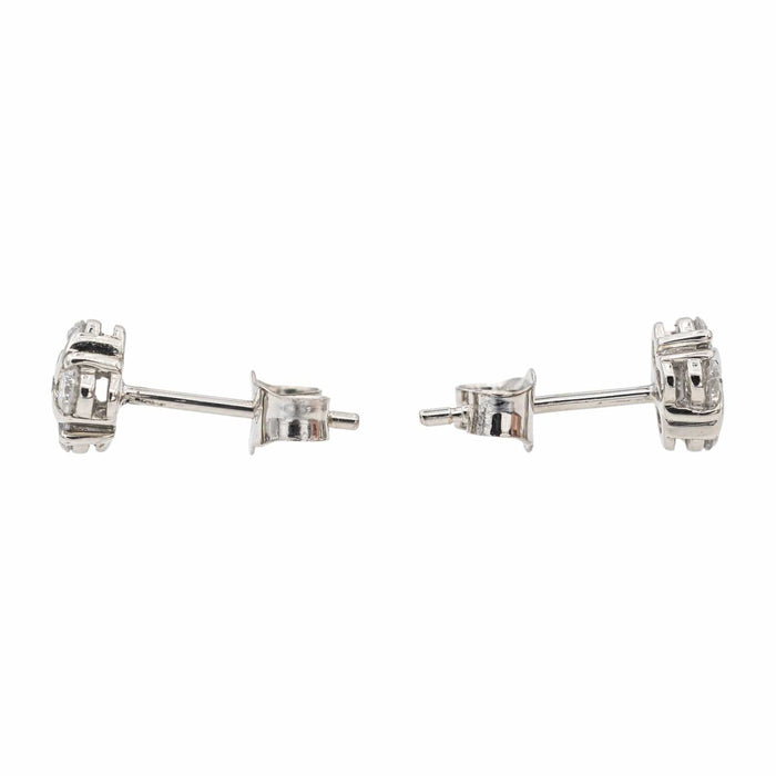 Boucles d'oreilles Boucles d'oreilles Puces Or blanc Diamant 58 Facettes 2635147CN