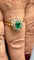 Bague 60 Bague ancienne en or 18 carats , émeraude et diamants 58 Facettes