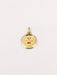 Pendentif AUGIS - Médaille amour ronde or jaune diamant rubis 58 Facettes J515