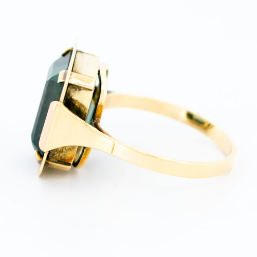 Bague 54 Bague solitaire en or jaune et spinelle 58 Facettes 4900B12D3FA24E9B81B19370D159EC87