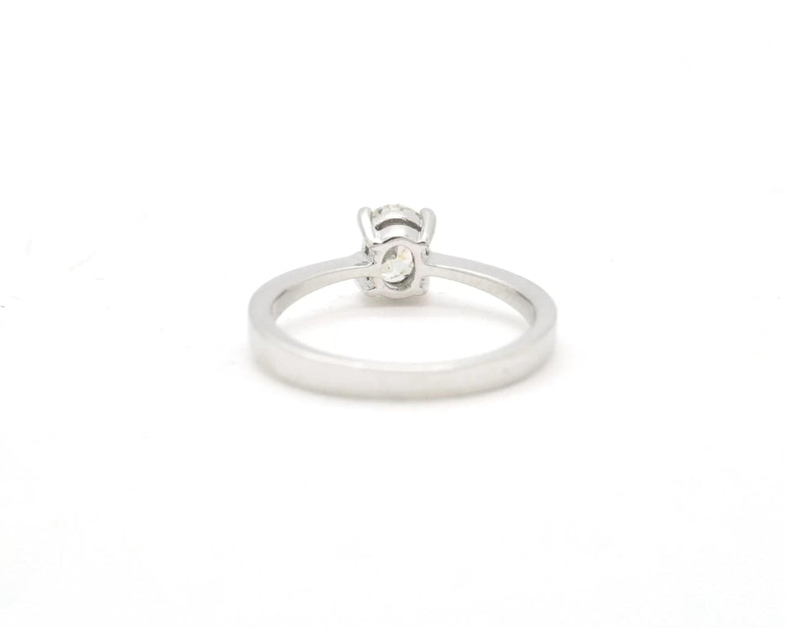 Bague Bague solitaire diamant en or blanc 58 Facettes