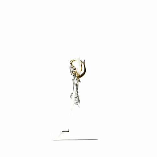 Boucles d'oreilles Boucles d'oreilles bicolores et diamants 58 Facettes Z15B51790