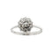 Bague 61 Bague fleur avec diamants 58 Facettes 32265