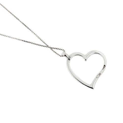 Collier Collier coeur et diamant 58 Facettes 35585