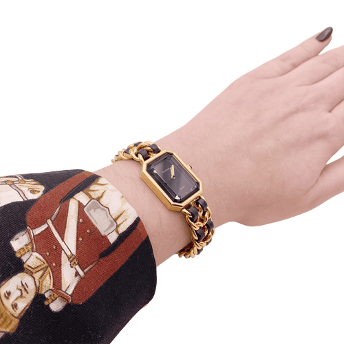 Montre Montre Chanel, "Première", plaqué or. 58 Facettes 34271