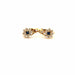 Boucles d'oreilles Dormeuses Or Jaune 18k & Saphirs 58 Facettes F3BO-GS28792