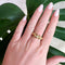 Bague 60 Bague Art Nouveau Or jaune 18 carats et Diamant Décor de Femmes 58 Facettes 233