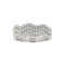 Bague 54 Bague zigzag Or blanc Diamants 58 Facettes 11598
