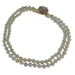 Collier Collier de perles Akoya avec sautoir style ancien en or jaune, argent et diamants 58 Facettes G3629