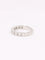 Bague Alliance or blanc diamants taille ancienne 58 Facettes J609