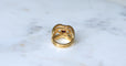 Bague 52.5 Bague Volutes or jaune, rubis et diamants 58 Facettes