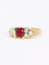 Bague 53 Bague vintage rubis coussin diamants or jaune 58 Facettes 1109.3