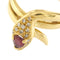 Bague Bague serpent avec rubis et diamants 58 Facettes 35620
