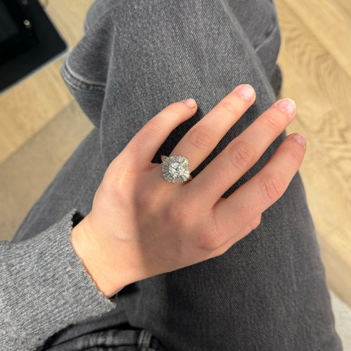 "Jupe" ring circa 1960 58 Facettes