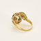 Bague 55 Bague tourbillon or jaune, rubis et diamants 58 Facettes PL02